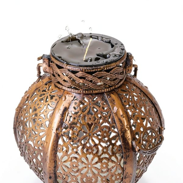 Misawce Solar LED Lantern Lights Outdoor Garden Replacement-5