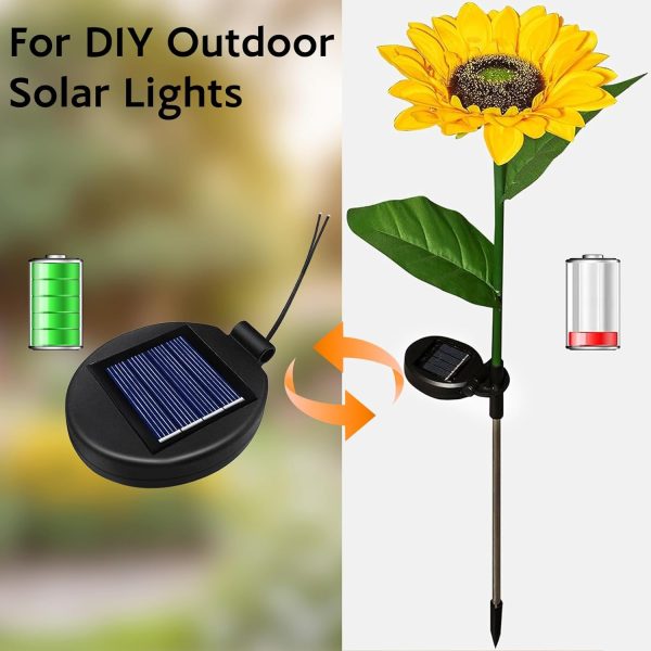 Solar Panel Replacement ANGMLN Garden Lights Waterproof DIY-2