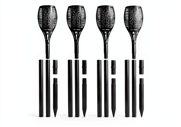 New Huing Solar Torch Lights Garden Outdoor Multicolor LED-2