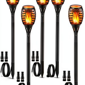 LUYE 12V Flame Landscape Lights Weather Resistant Outdoor-0