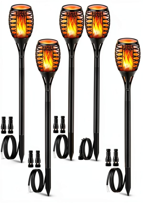 LUYE 12V Flame Landscape Lights Weather Resistant Outdoor-0