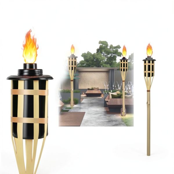 Nonley Metal Torch Canisters 4 Pack Outdoor Fuel Capacity-5