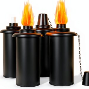 TaoTazon 16oz Metal Torch Canisters Large Capacity Outdoor-0
