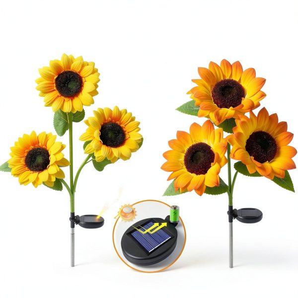 Solar Panel Replacement ANGMLN Garden Lights Waterproof-3
