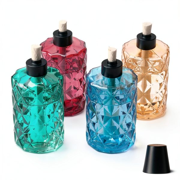 Tesrago Crystal Tabletop Torches Multicolor Outdoor-2