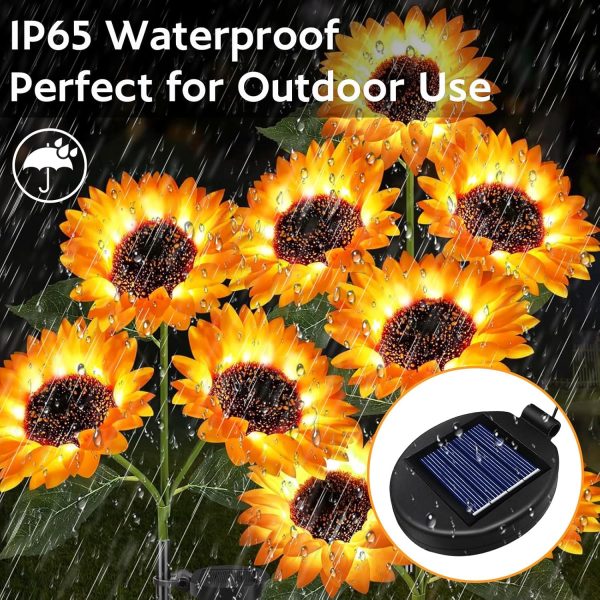 Solar Panel Replacement ANGMLN Garden Lights Waterproof DIY-5