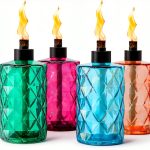 Tesrago Crystal Tabletop Torches Multicolor Outdoor-0