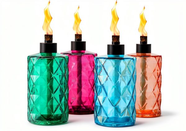 Tesrago Crystal Tabletop Torches Multicolor Outdoor-0