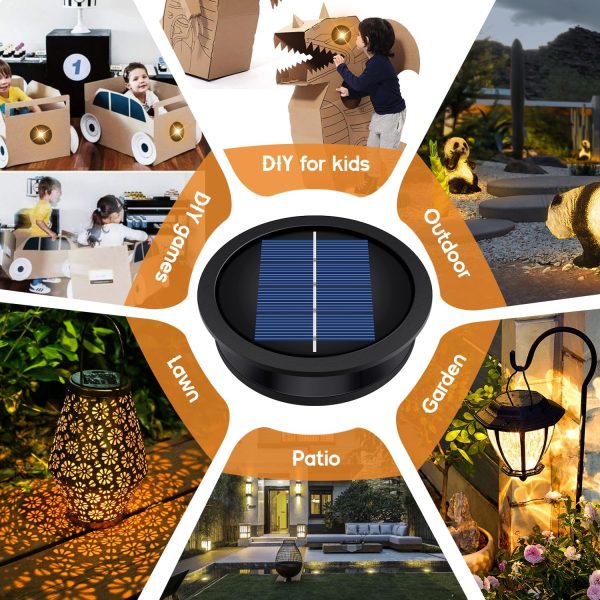 X-PREK Solar Lantern Replacement Tops LED Water Resistant-6