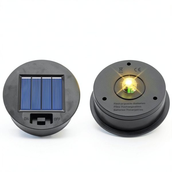 ANGMLN Solar Lantern Replacement Top Waterproof LED Outdoor-3