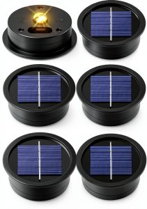 Misawce Solar LED Lantern Lights Outdoor Garden Replacement-0