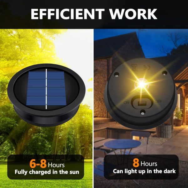 X-PREK Solar Lantern Replacement Tops LED Water Resistant-5