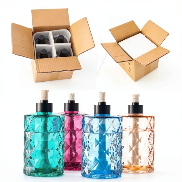 Tesrago Crystal Tabletop Torches Multicolor Outdoor-1