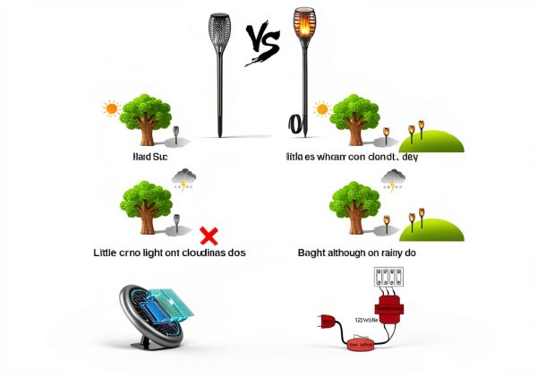 LUYE 12V Flame Landscape Lights Weather Resistant Outdoor-4