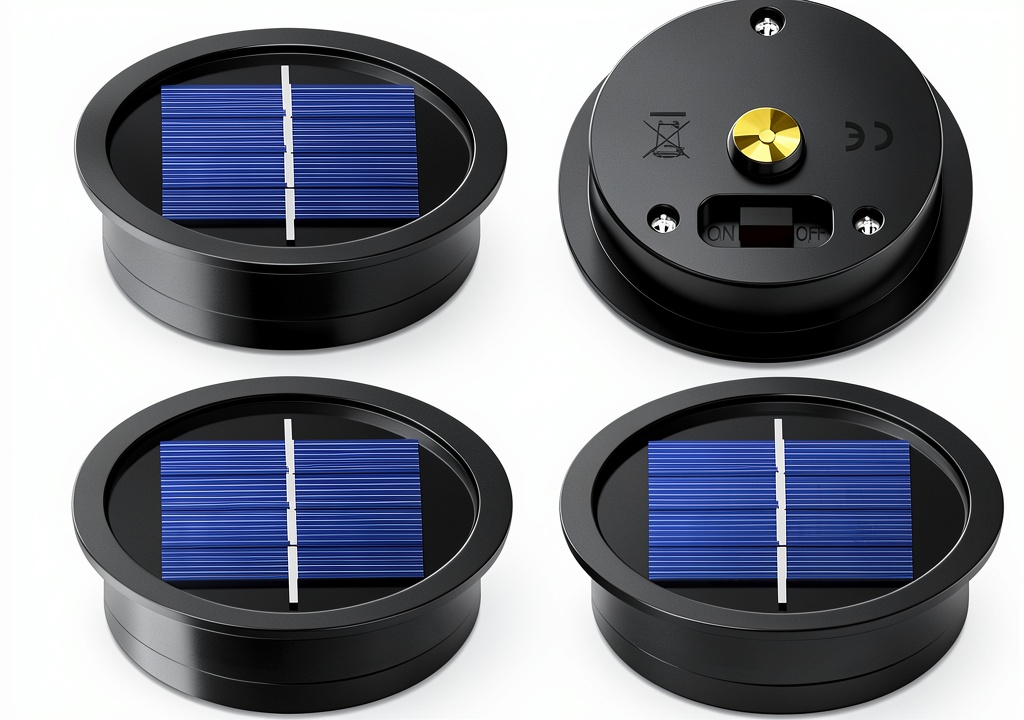 Installing X-PREK Solar Lanterns LED Outdoor Water Resistant Lighting on a wooden desk