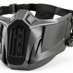 Paintball Mask YOQVQOY ZL1 Half Face Adjustable Thermoplastic Rubber-0