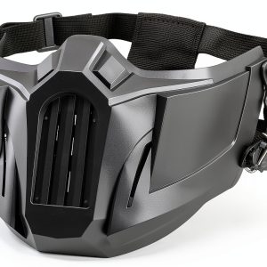 Paintball Mask YOQVQOY ZL1 Half Face Adjustable Thermoplastic Rubber-0