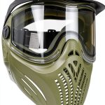 Paintball Mask Empire Green Plastic Protective Face Shield Model 21852-0