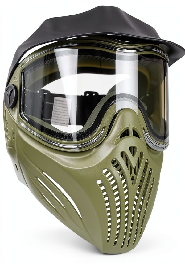 Paintball Mask Empire Green Plastic Protective Face Shield Model 21852-0