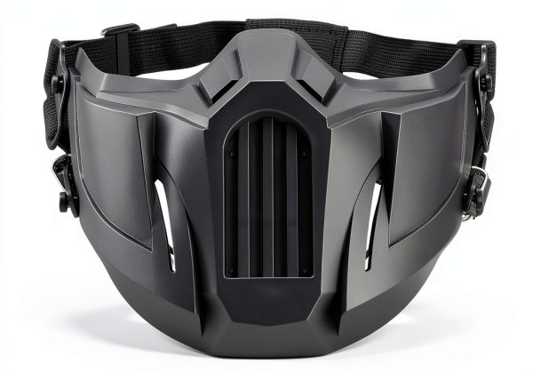Paintball Mask YOQVQOY ZL1 Half Face Adjustable Thermoplastic Rubber-2