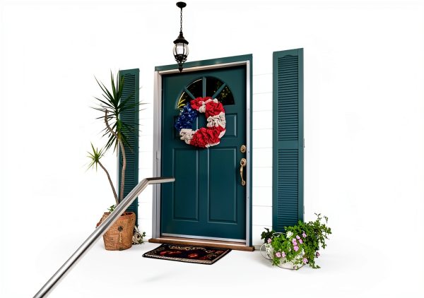 Vinyl Louver Shutters Ekena Millwork 12"W x 43"H Midnight Green-16