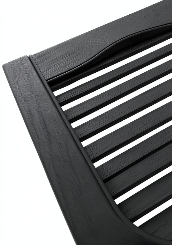Vinyl Louver Shutters Ekena Millwork 12"W x 43"H Midnight Green-5