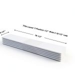 Shutter Louver Replacement Kit 5 Pack 3-1/2" x 7/16" x 18-1/2" Hardwood-0