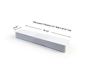 Shutter Louver Replacement Kit 5 Pack 3-1/2" x 7/16" x 18-1/2" Hardwood-0