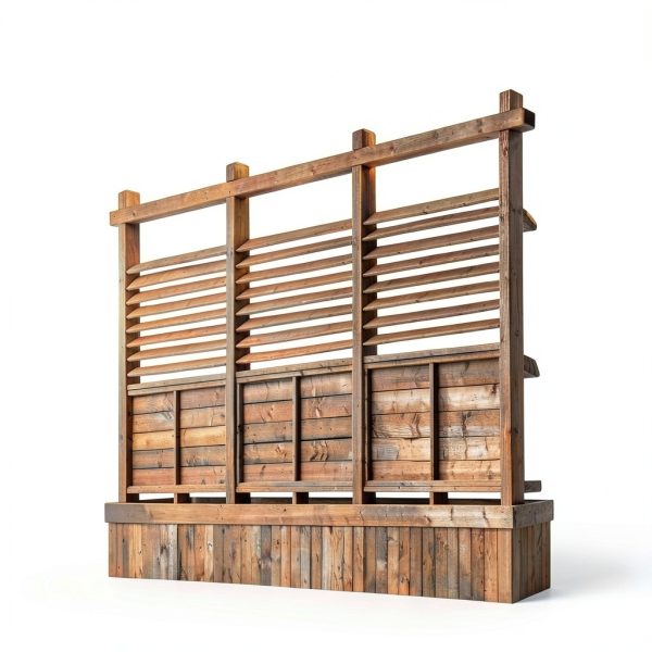 Nuvo Iron LSB48 Hardware System-Holds up to 11 Boards Louver, Black Designed for use of up to 48"W-5